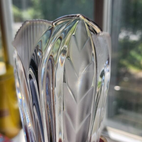 Novelette Precious Lead Crystal Vase With Over 24% PbO Beyer Made In W. Germany - Picture 12 of 12